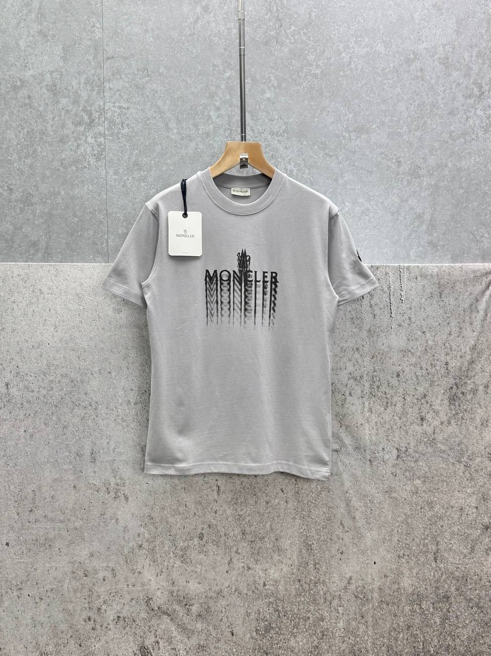 Moncler Faded Logo Cotton T-Shirts Mens in Multiple Colors UK Reps AAA Quality