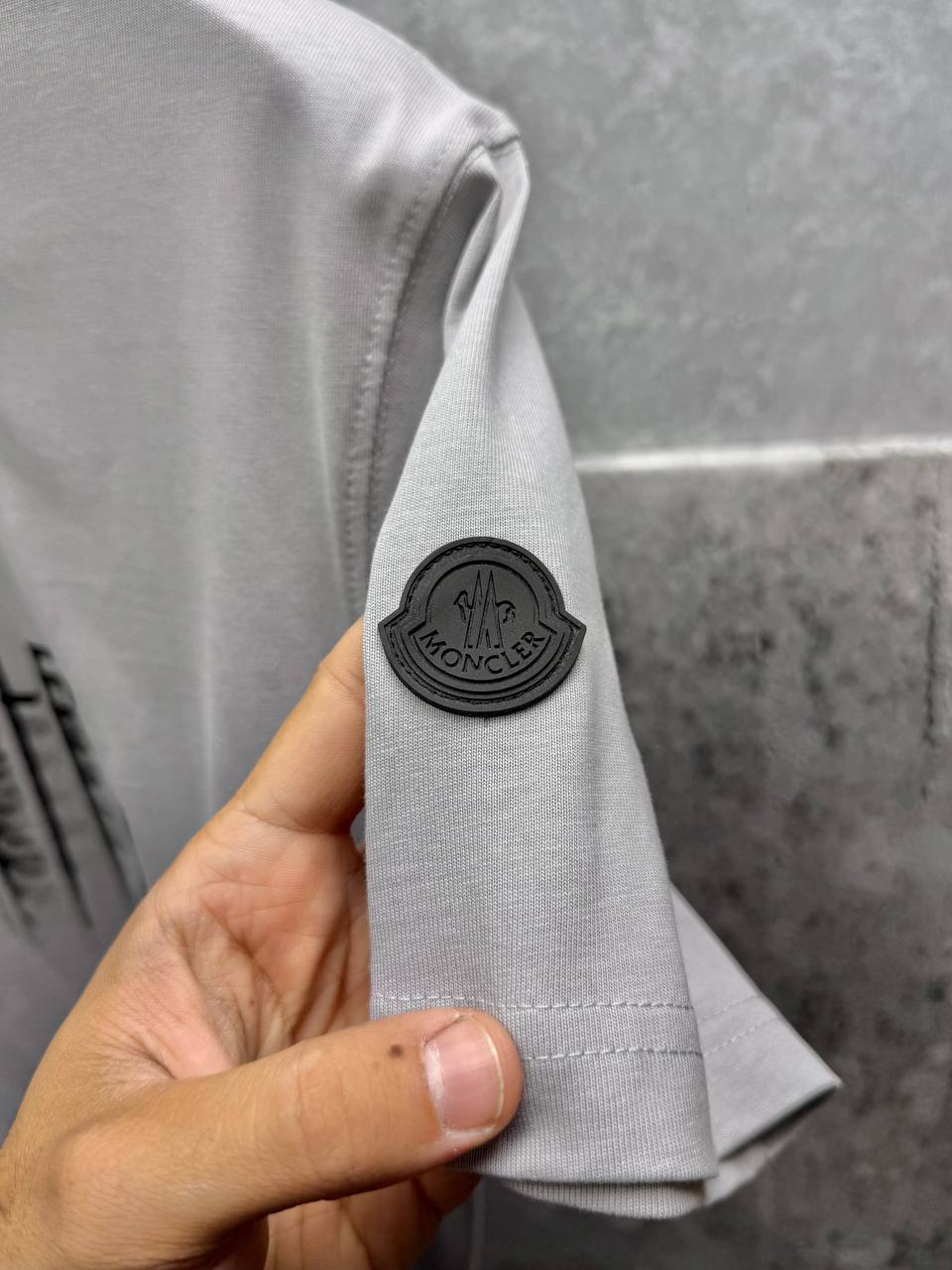 Moncler Faded Logo Cotton T-Shirts Mens in Multiple Colors UK Reps AAA Quality