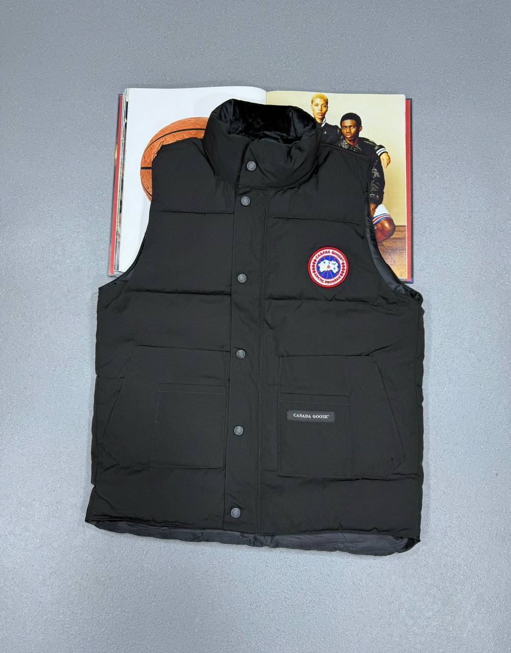 Canada Goose Freestyle Crew Gilets Logo Patch Mens in Multiple Colors UK Reps AAA Quality