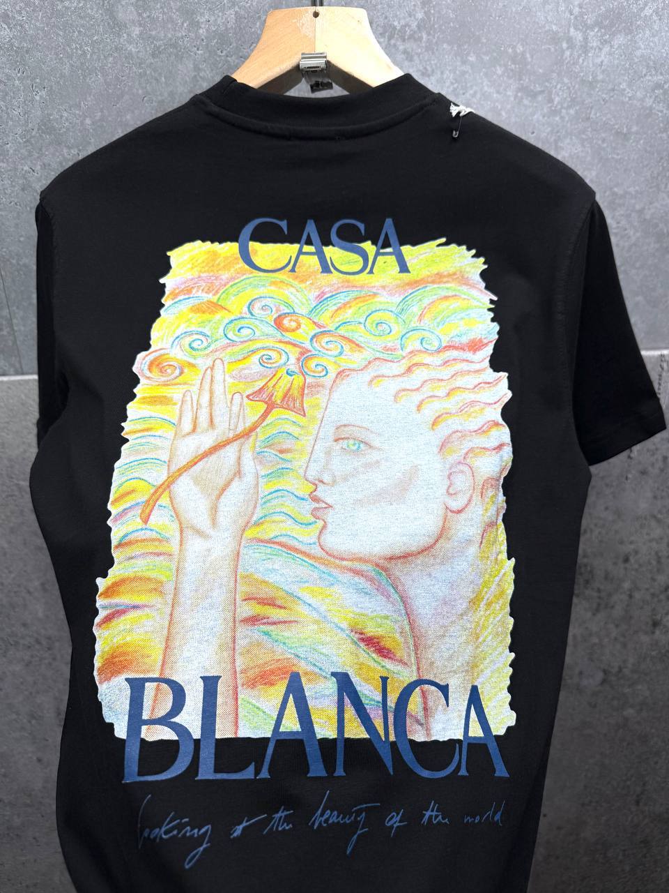 Casablanca Mushroom Goddess T-Shirts Mens in 2 Colors UK Reps AAA Quality