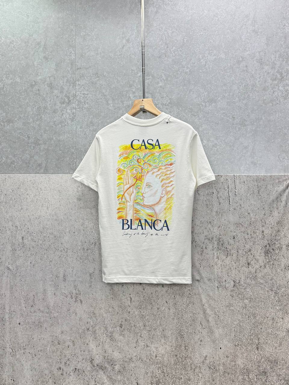 Casablanca Mushroom Goddess T-Shirts Mens in 2 Colors UK Reps AAA Quality