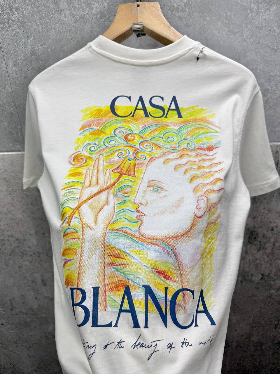 Casablanca Mushroom Goddess T-Shirts Mens in 2 Colors UK Reps AAA Quality