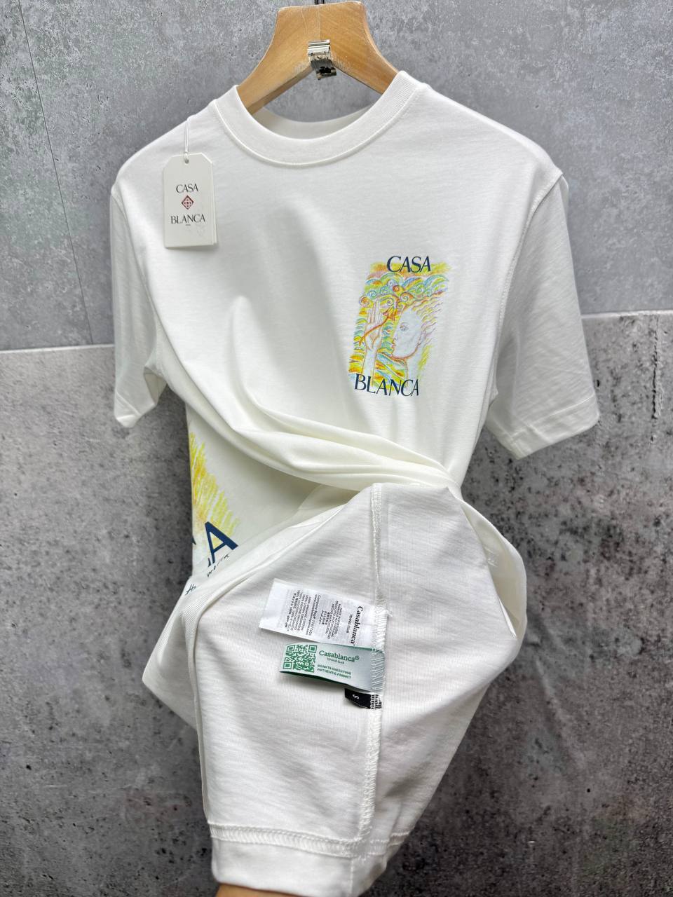 Casablanca Mushroom Goddess T-Shirts Mens in 2 Colors UK Reps AAA Quality