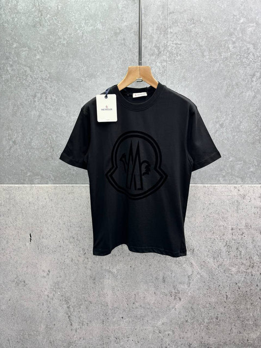 Moncler Macro Logo T-Shirt Round Neck Mens in 2 Colors UK Reps AAA Quality