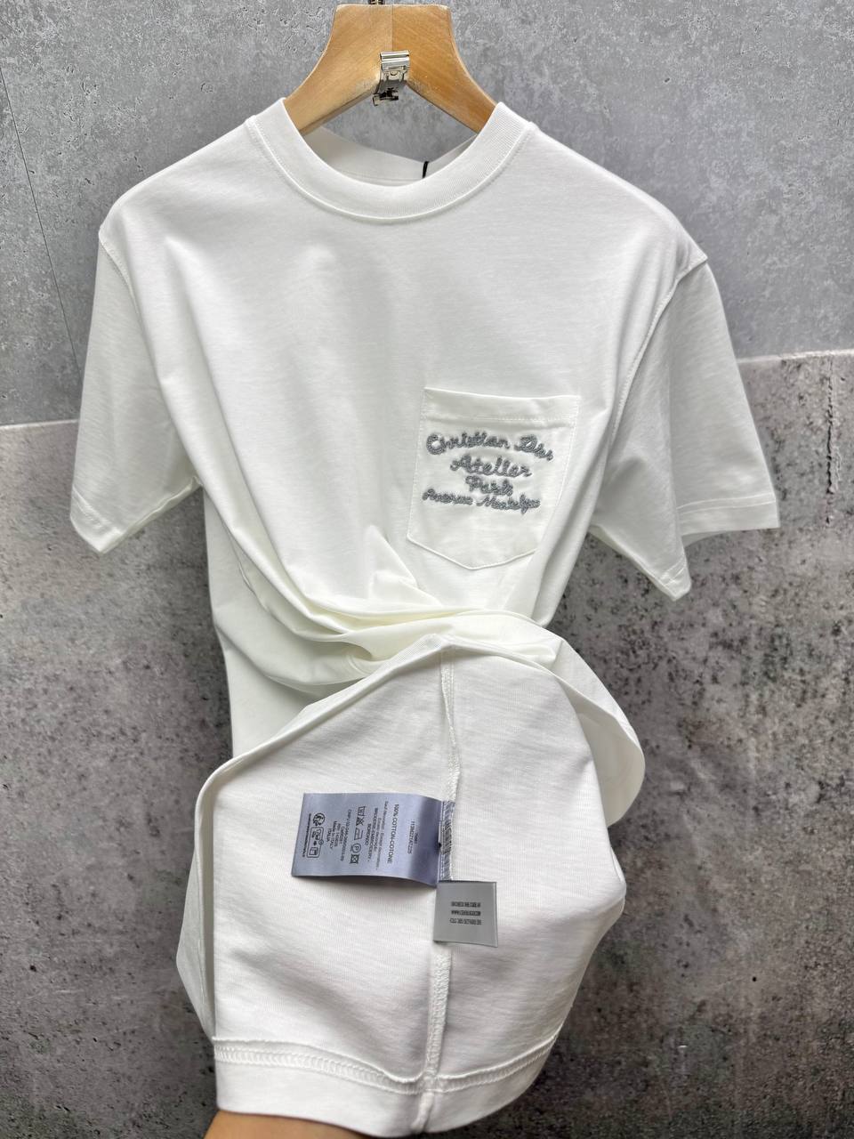 Christian Dior Atelier Short Sleeve T-Shirts Mens Relaxed Fit in Multiple Colors UK Reps AAA Quality