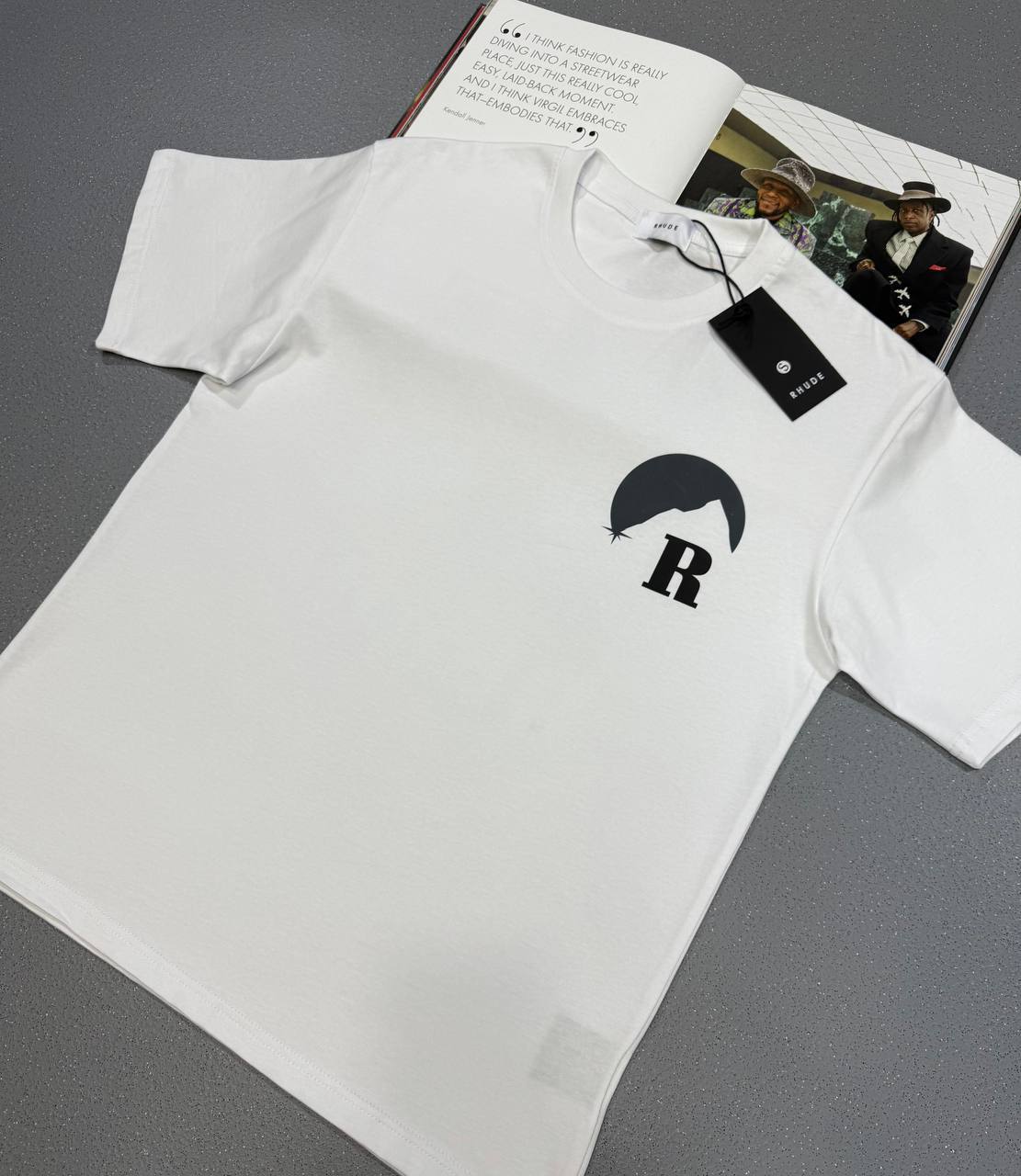 Rhude Moonlight Badge T-Shirts Mens in Multiple Colors UK Reps AAA Quality