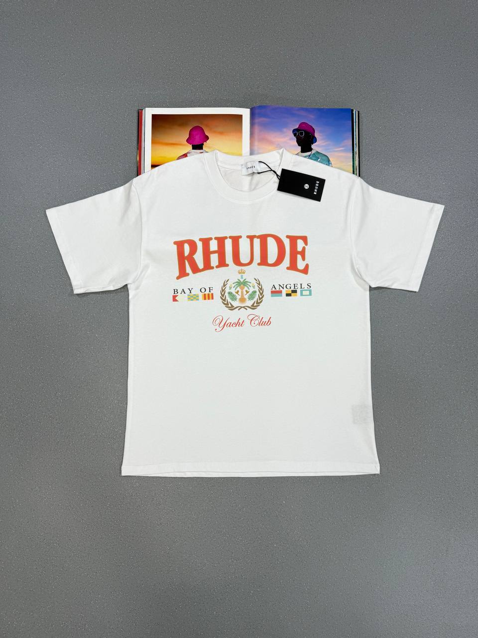 Rhude Bay Of Angels Yacht T-Shirts Mens in Multiple Colors UK Reps AAA Quality