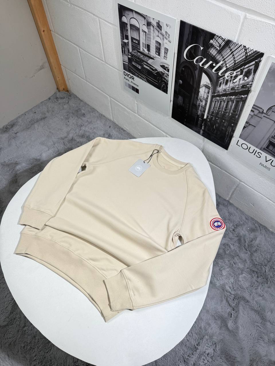 Canada Goose Huron Crewneck Sweatshirt Mens in Multiple Colors UK Reps AAA Quality