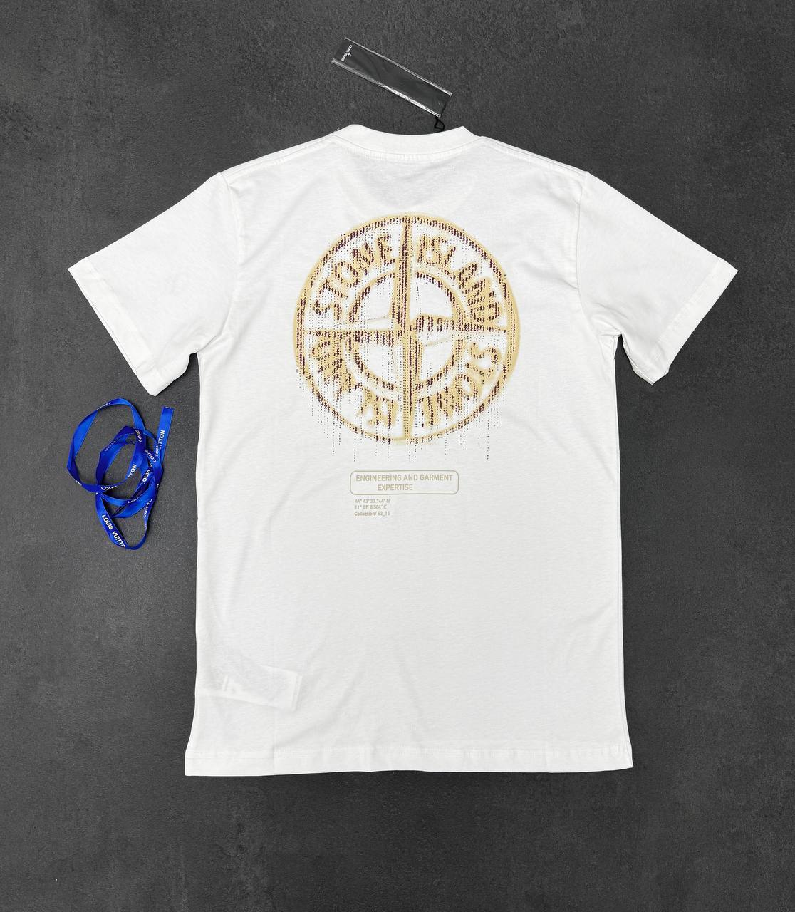 Stone Island Men's Reflective One Badge Print T-Shirt in Multiple Colors UK Reps AAA Quality