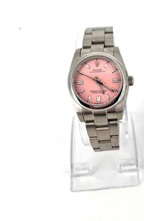Rolex Oyster Perpetual Candy Pink Dial & Bracelet Strap Womens Watch Best Sale UK Reps AAA Quality