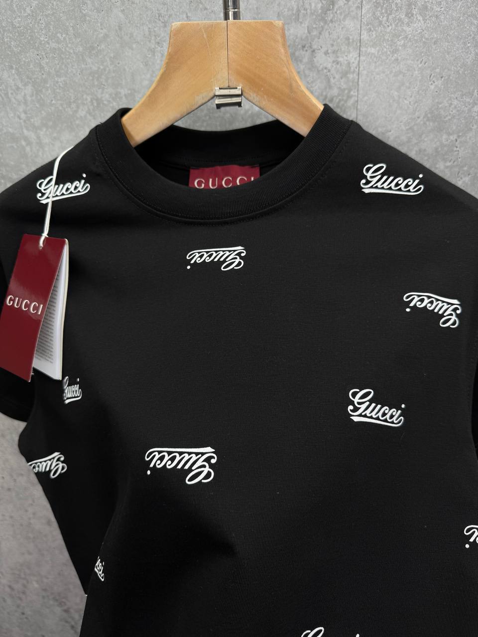 Gucci Logo Printed Crew Neck T-Shirts Men's in Multiple Colors UK Reps AAA Quality