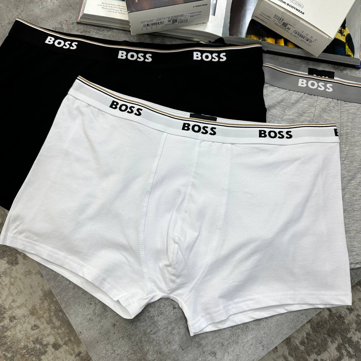 Hugo Boss Men's 3-Pack Stretch-Cotton UK Reps Superclone Quality