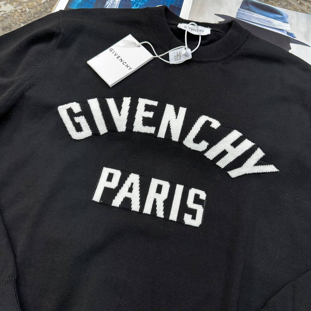 Givenchy Couture Logo-Intarsia Sweatshirt UK Reps Superclone Quality