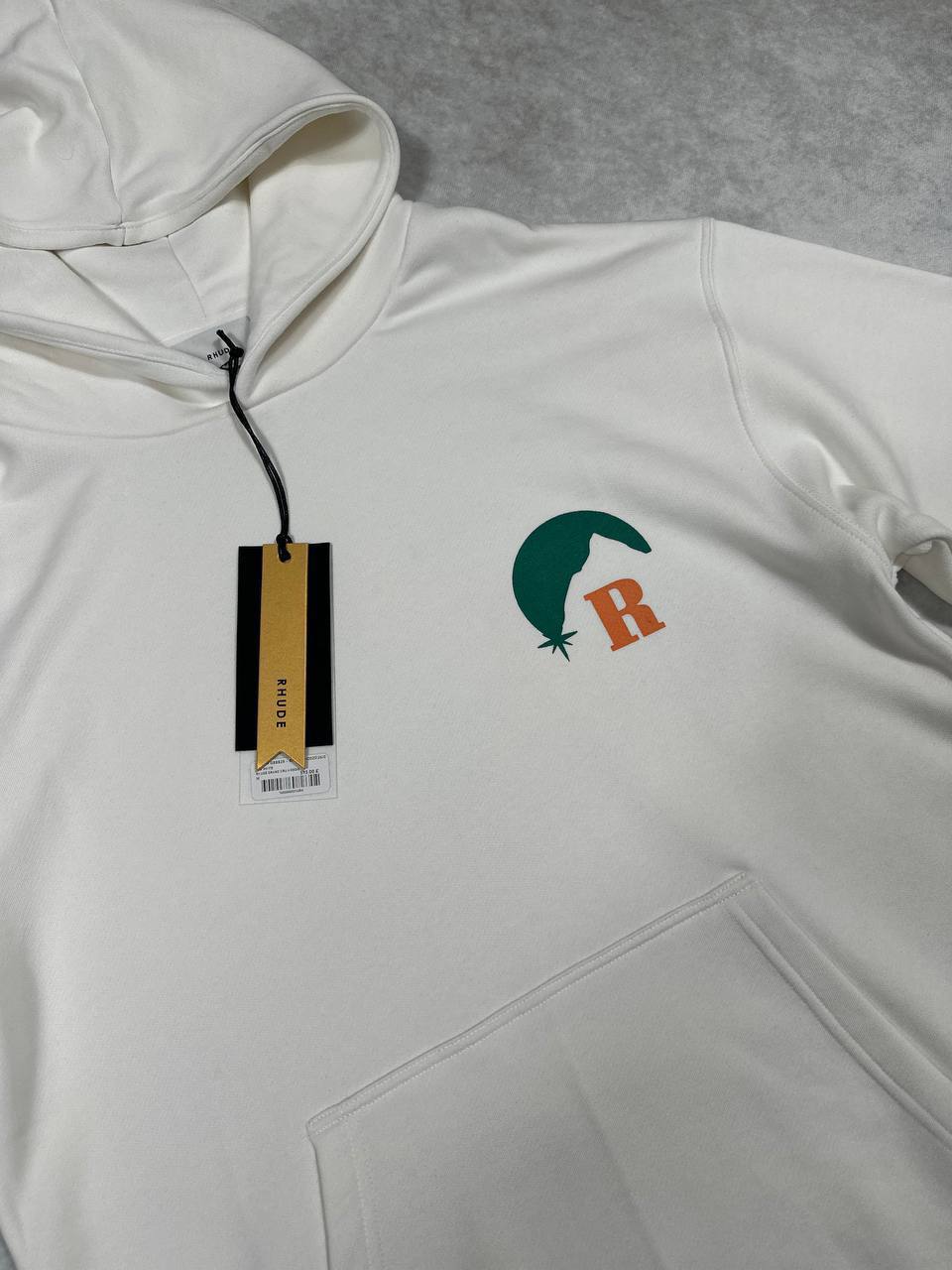 Rhude Moonlight Hoodie in White Color for Mens UK Reps AAA Quality