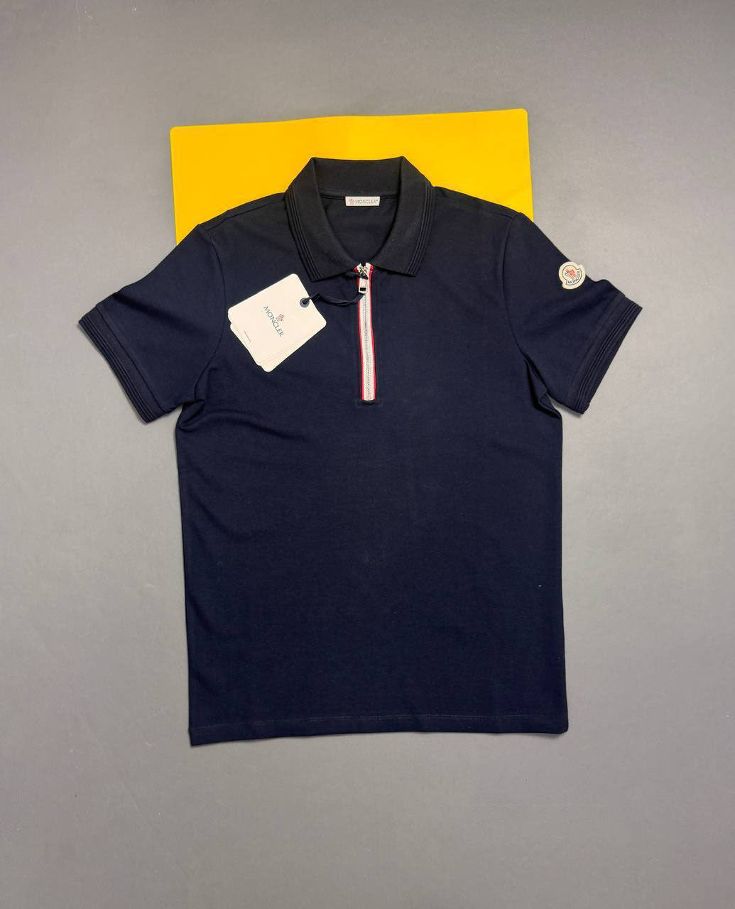 Moncler Half-Zip Logo Printed Cotton Replica Men's Polo Shirts & Shorts in Different Colors UK