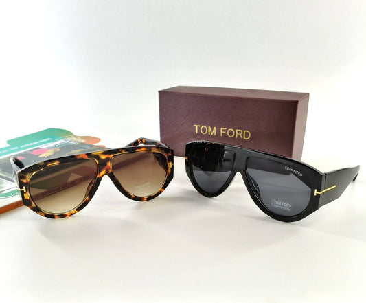 Tom Ford Oversized Rounded Tortoiseshell Sunglasses in 2 Colors