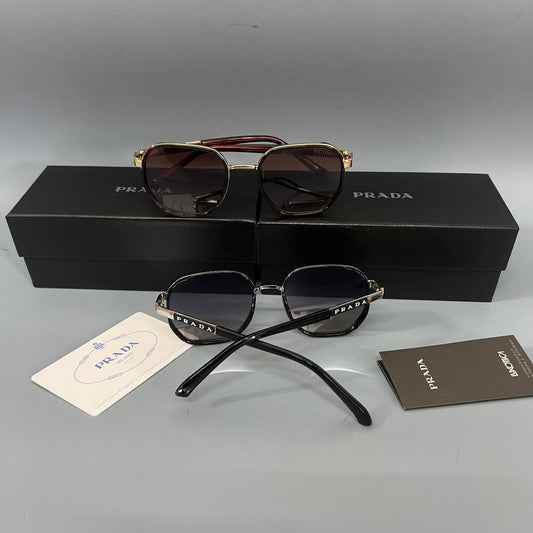 Prada Fashion Metal Frame Sunglasses in 2 Colors