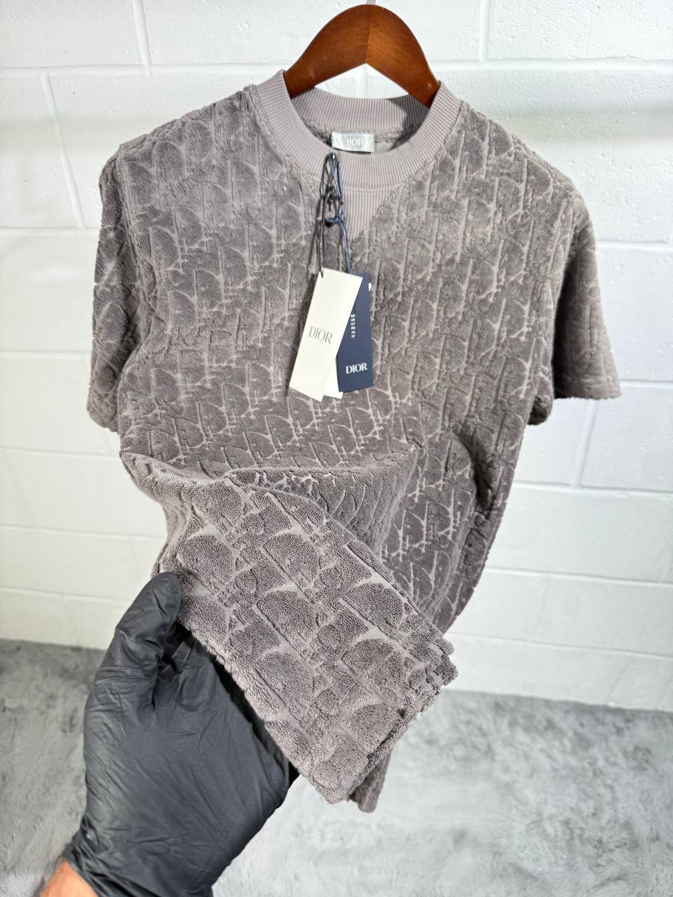 Christian Dior Towel Oblique Relaxed-Fit Terry T Shirts Mens in Multiple Colors Best Sale UK Reps AAA Quality