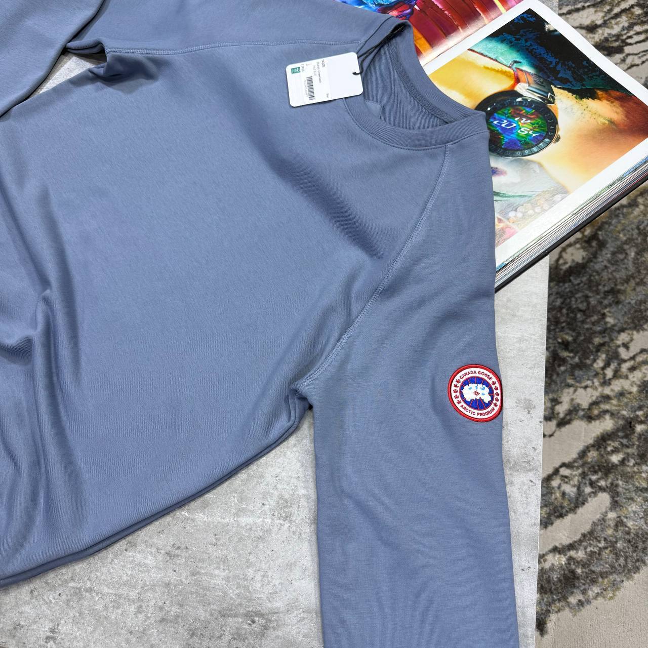 Canada Goose Huron Crewneck Sweatshirt Mens in Multiple Colors UK Reps AAA Quality