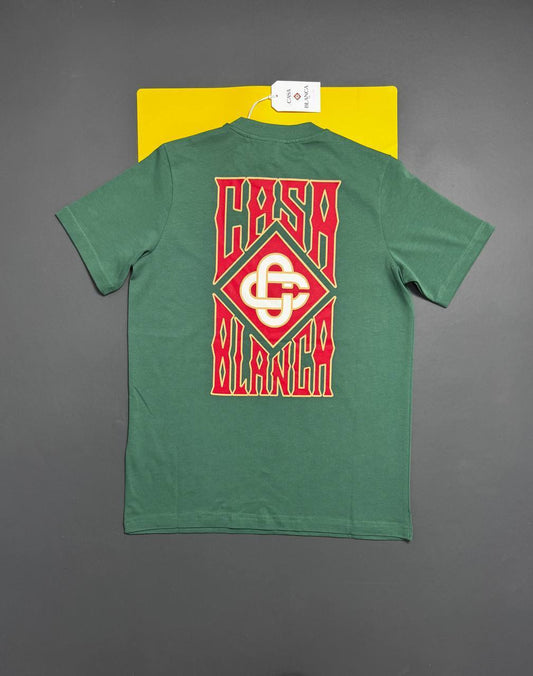 Casablanca Black Printed Cotton Men's T-Shirts in Multiple Colors