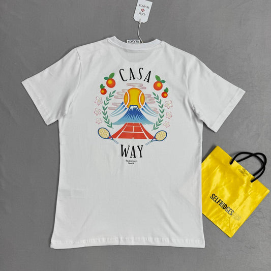 Casablanca Casa Way Mountain Printed Men's T-Shirt 2 Colors