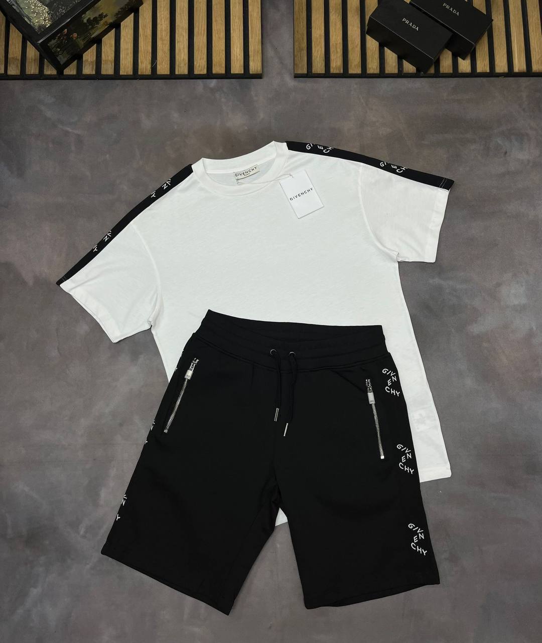 Givenchy Round Neck T-Shirts & Shorts Sets Men's in Multiple Colors