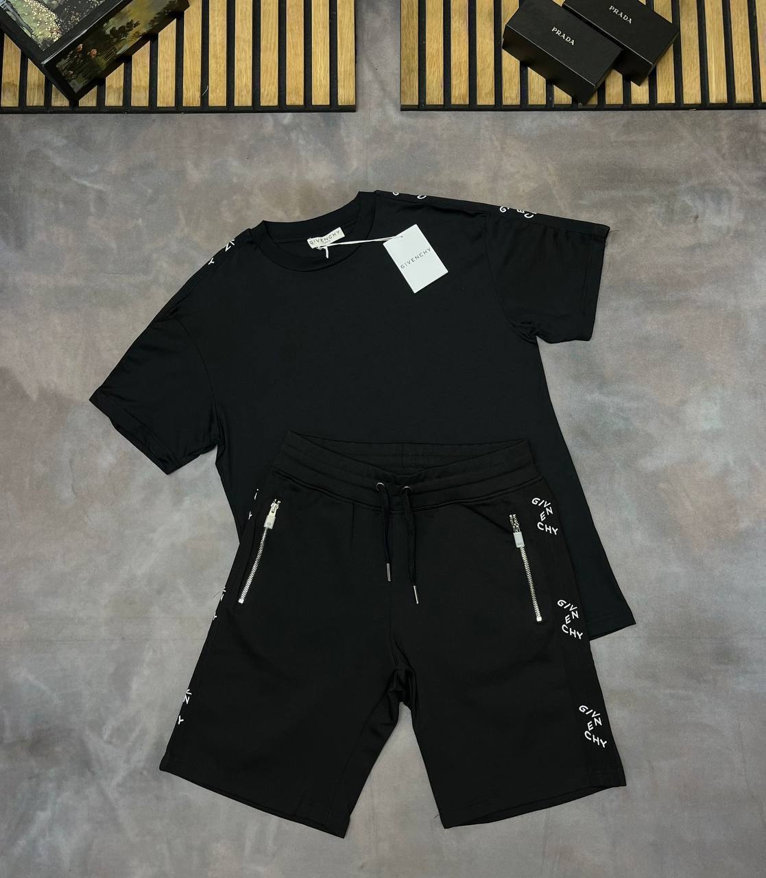 Givenchy Round Neck T-Shirts & Shorts Sets Men's in Multiple Colors