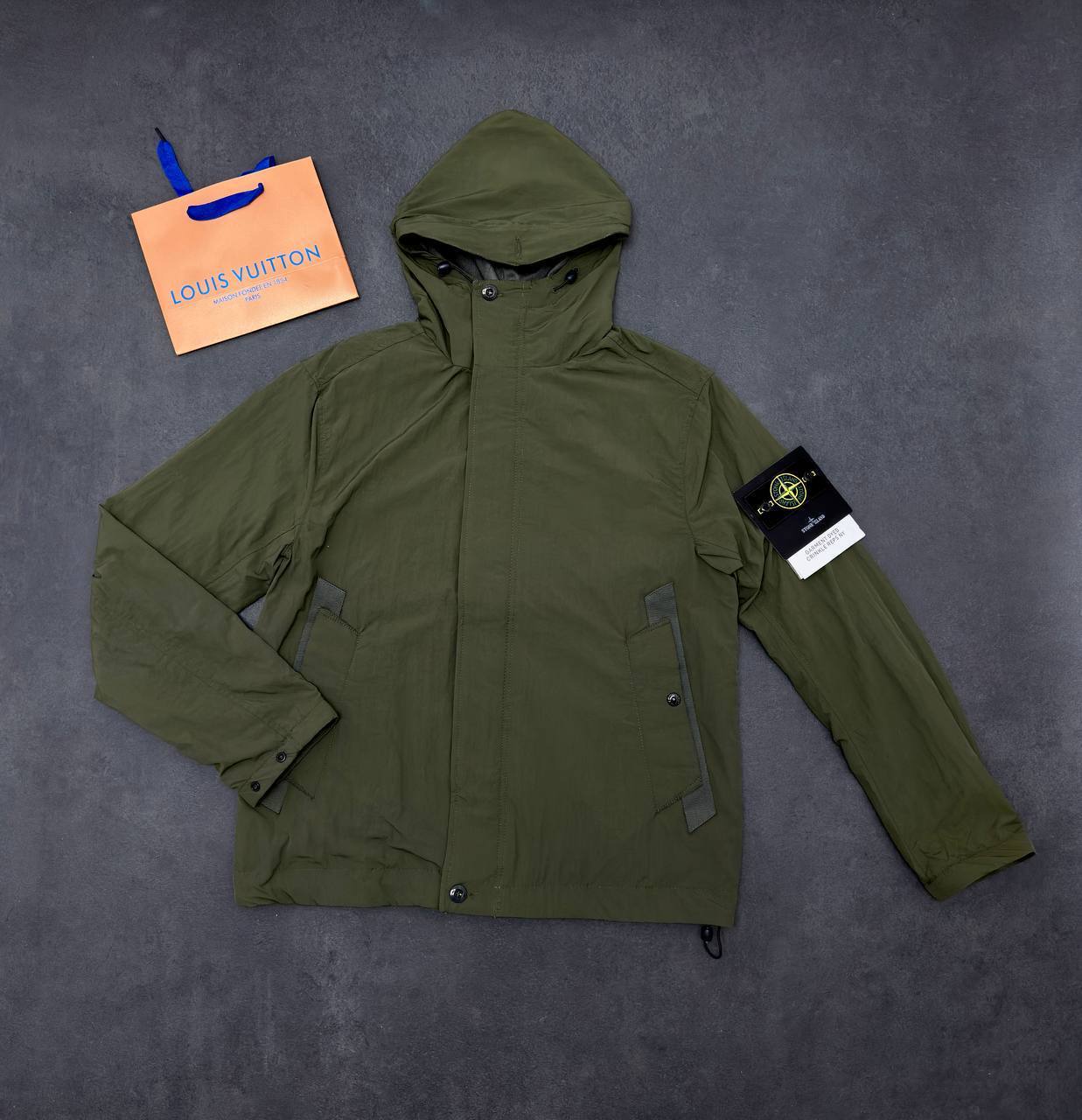 Stone Island Micro Twill Compass-Logo Hooded Jacket Mens in Multiple Colors Best Sale UK Reps AAA Quality