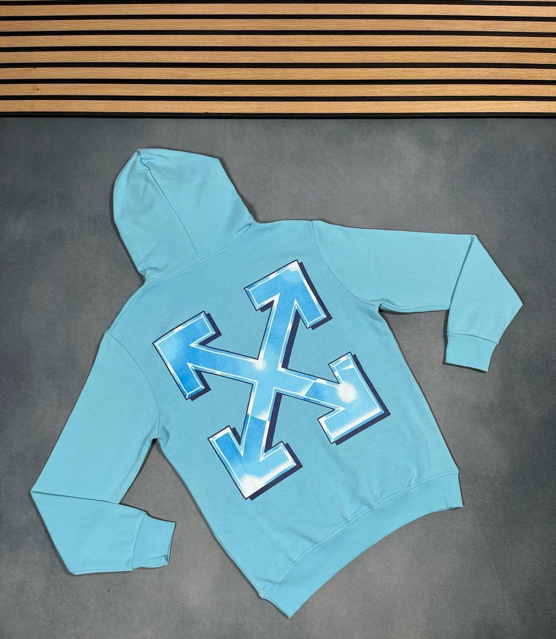 Off-White Graphic Logo Printed Men's Hoodies 2 Colors