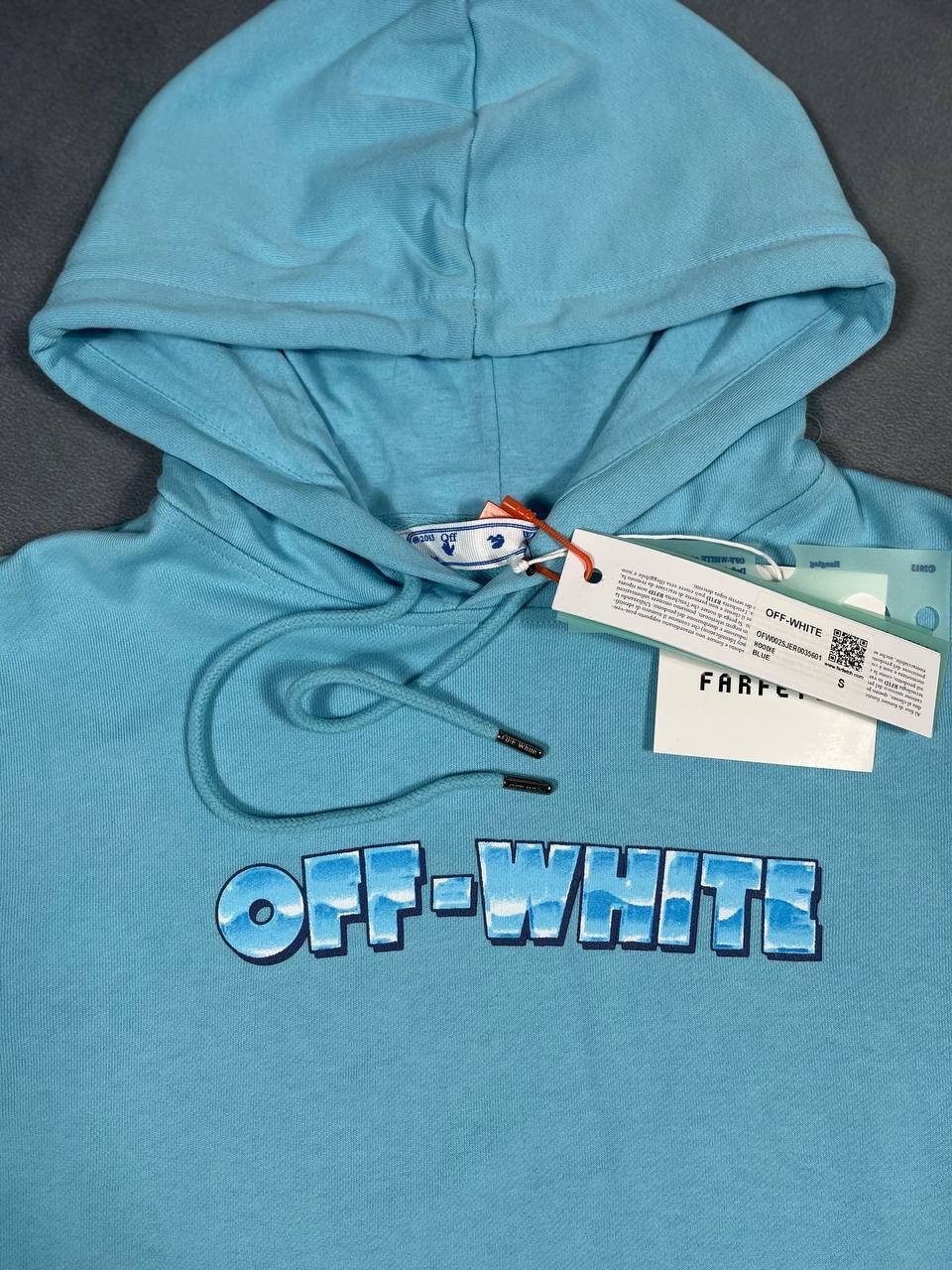 Off-White Graphic Logo Printed Men's Hoodies 2 Colors