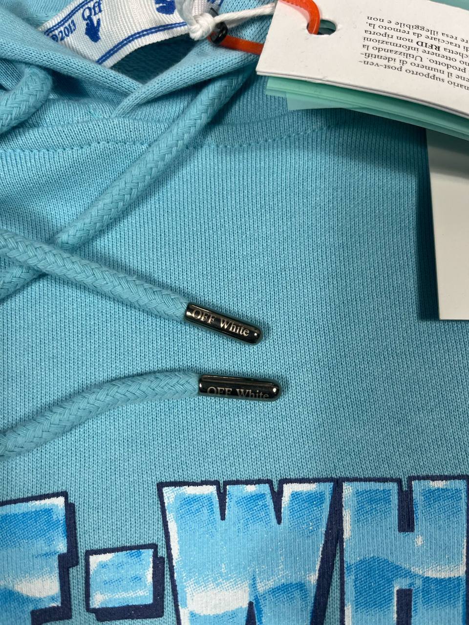 Off-White Graphic Logo Printed Men's Hoodies 2 Colors