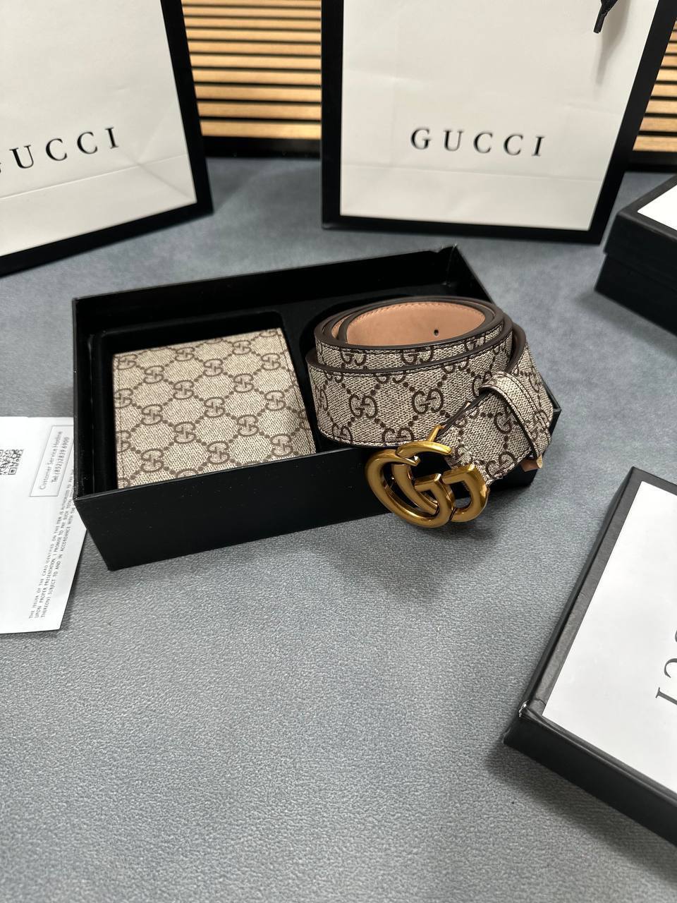 GG Supreme Belt with G Buckle Wallets & Belts Sets Men's Multiple Colors UK Sale Fakes AAA