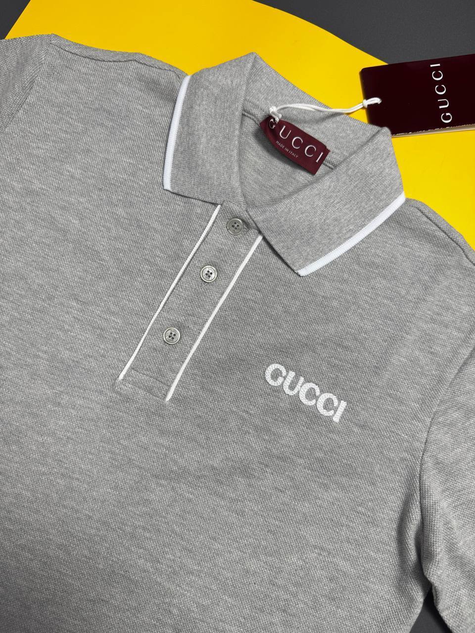 Gucci Embroidered Cotton Piquet Polo Shirts Men's Multiple Colors AAA Quality UK Reps