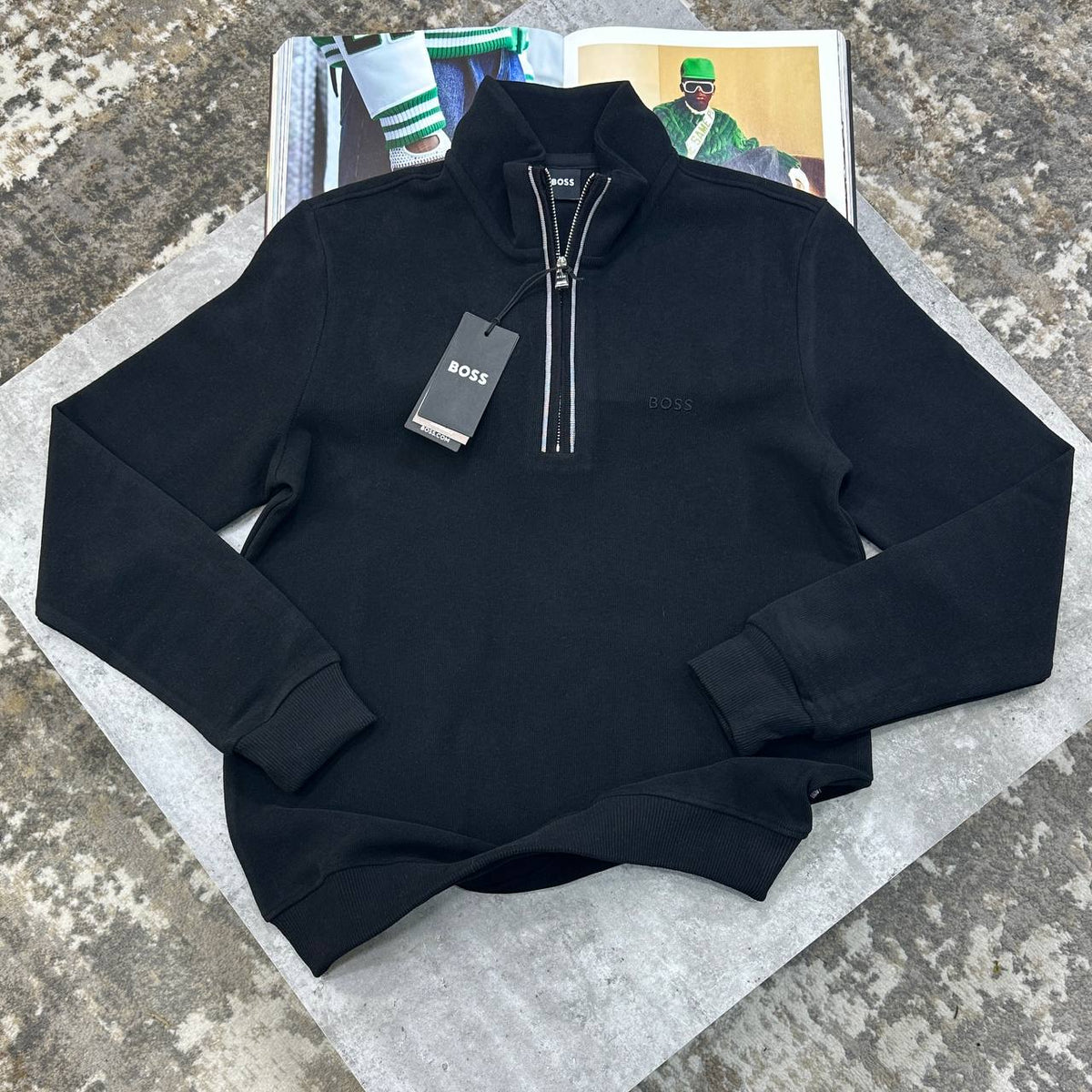 Hugo Boss Zipper Closure Jumpers Men UK Reps Superclone Quality