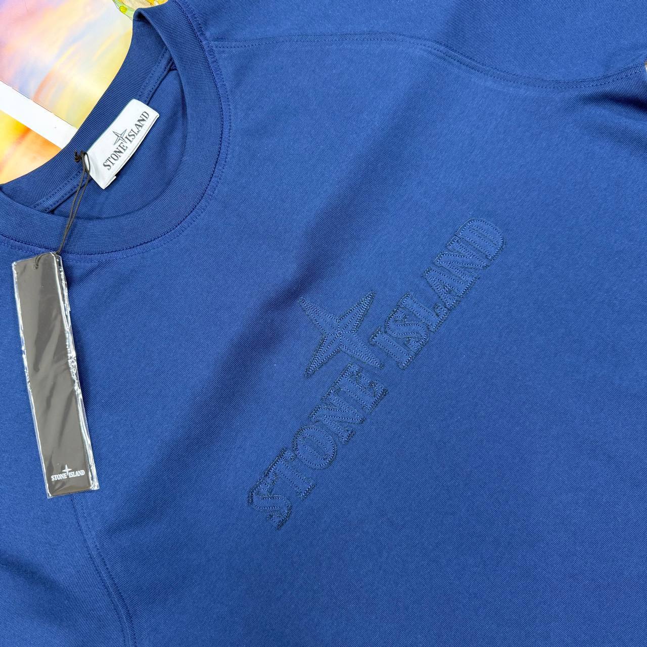 Stone Island Combed Organic Cotton Mens T-Shirts in Multiple Colors UK Reps AAA Quality