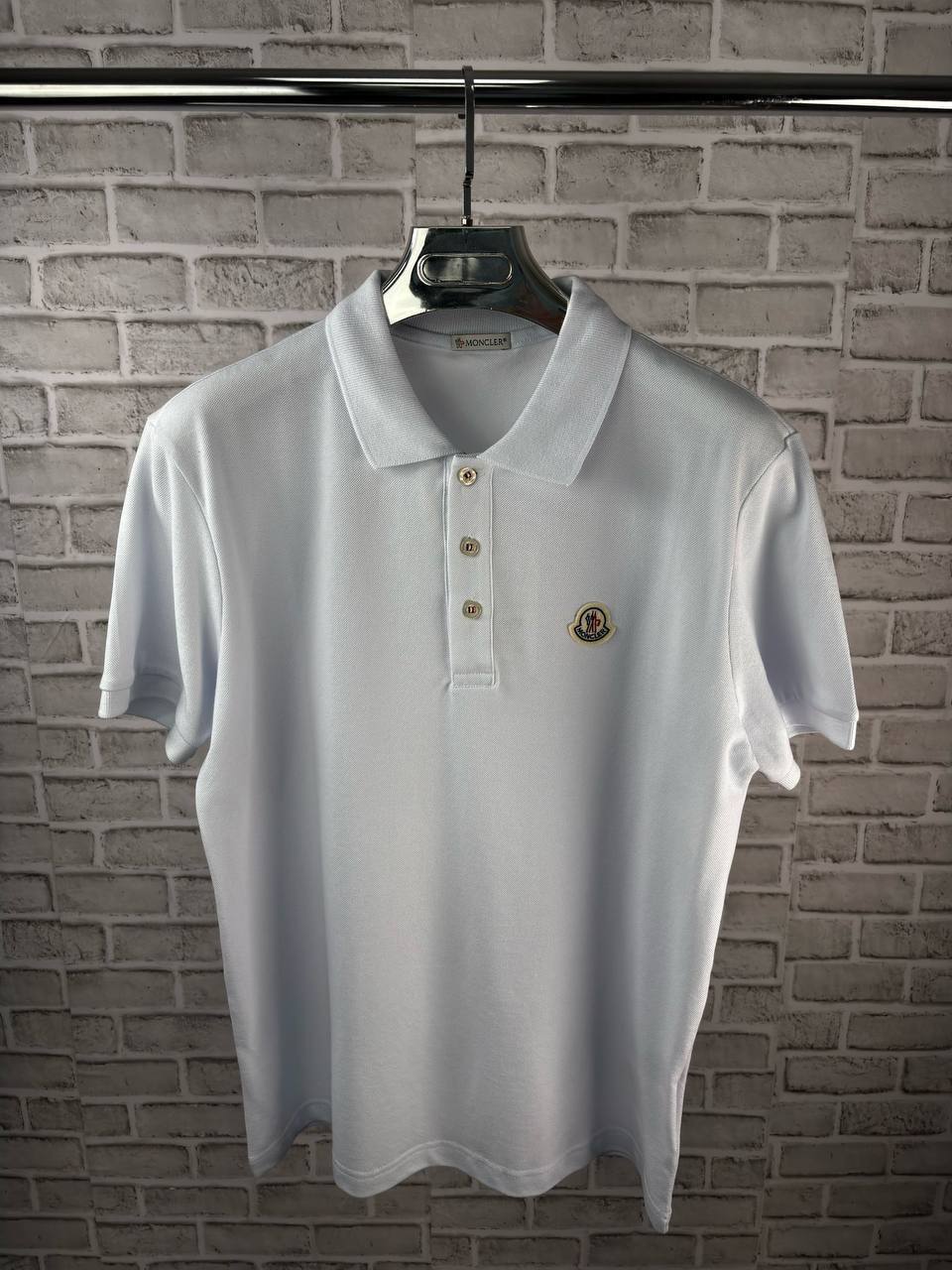 Moncler Black Logo Patch Cotton Piquet Polo Shirt Men's Multiple Colors UK Reps AAA