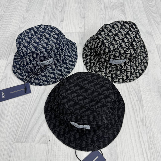 Christian Dior Oblique Monogram Reversible Bucket Hat in Multiple Colors UK Reps AAA Quality