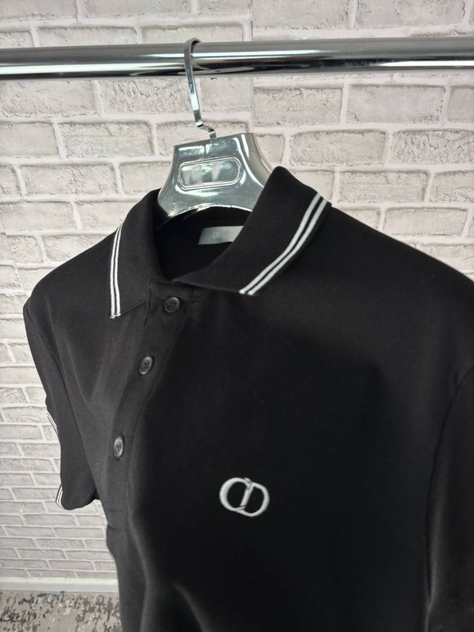 Christian Dior Homme Men Bee Blue Polo Shirts Multiple Colors Fashion UK Replica