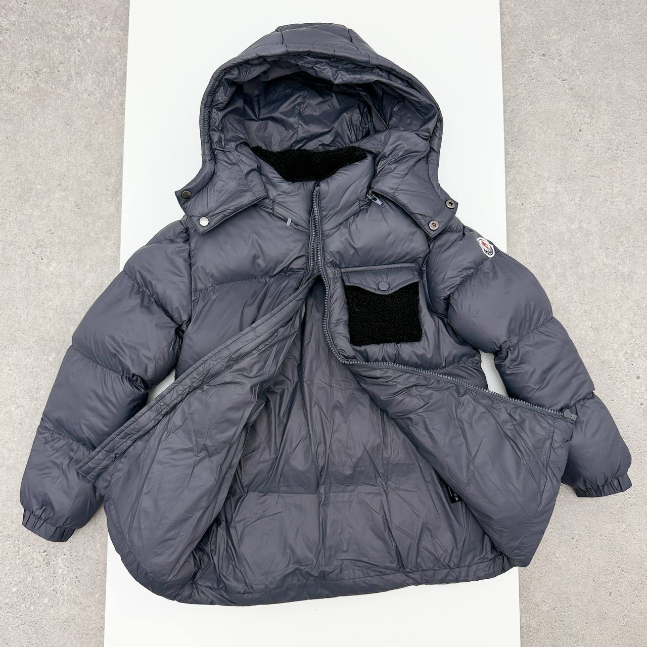 Moncler Yule Hooded Down Jackets Kids in 2 Colors Best Sale UK Reps AAA Quality