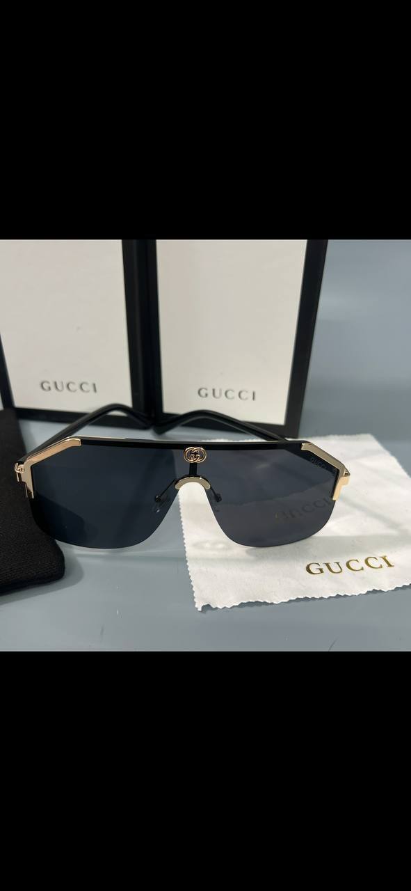 Gucci Grey Lens Rimless Mens Sunglasses UK Reps 2 Colors