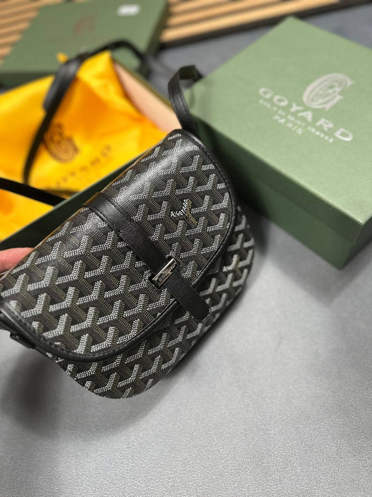 Goyard Belvedere Grey Messenger Bag Replica UK AAA Quality