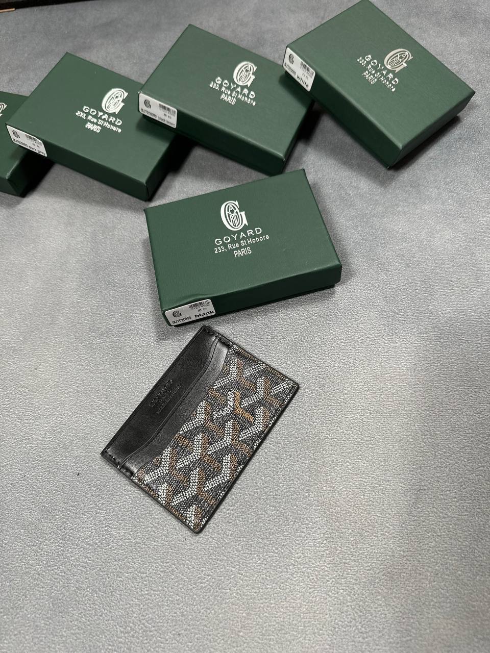 Goyard Men's Bifold Leather Wallet Long Clutch Mens UK Reps AAA Quality