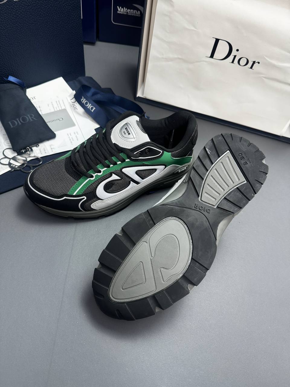 Christian Dior B30 Green Sneakers Mens Sports Shoes UK Replica AAA Quality