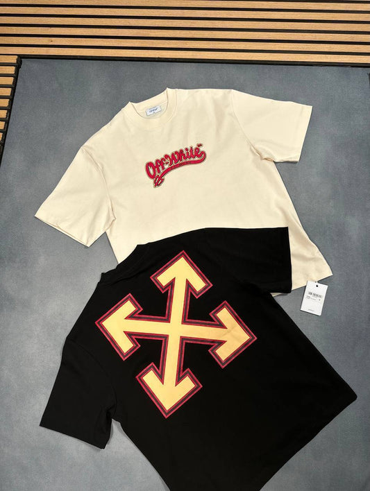 Off-White x AC Milan Graphic Logo Tee Round Neck Mens in 2 Colors Best Fakes UK Reps