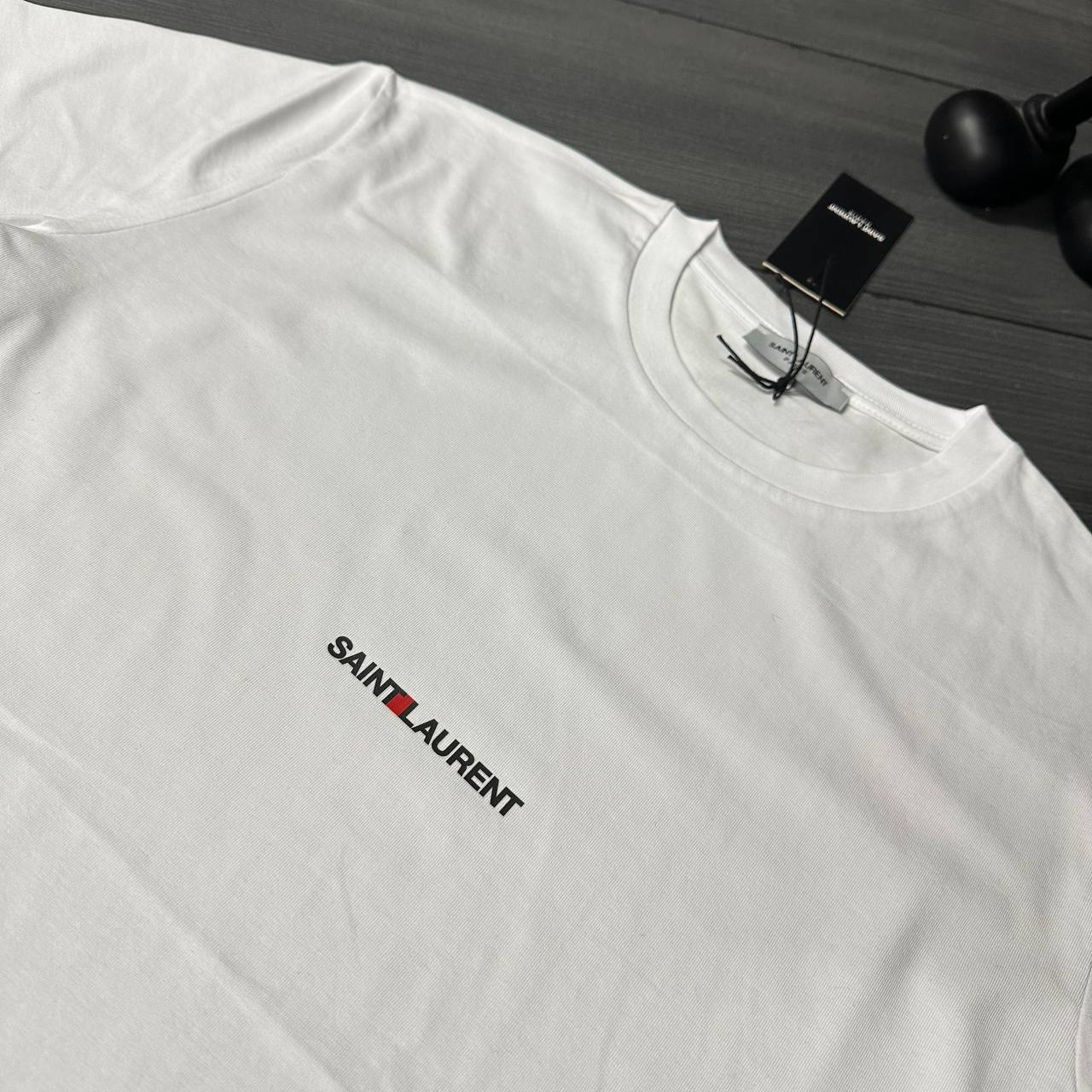 Saint Laurent YSL Embroidery On The Chest Logo Mens T-Shirts in 2 Colors Best Sale UK Reps AAA Quality