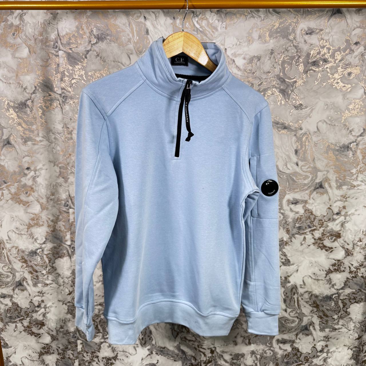 C.P. Company Light Fleece Zip Jumpers Mens in Multiple Colors Best Sale UK Reps AAA Quality