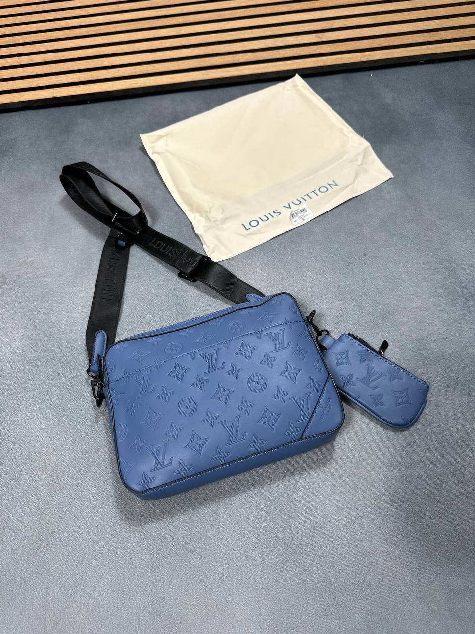 Louis Vuitton Trio Messenger Monogram Signature Bags and Small UK Replica AAA Quality