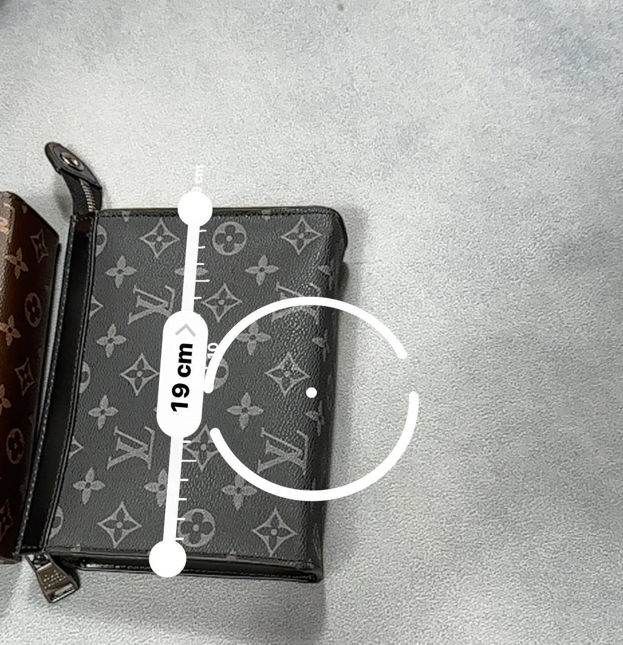 Louis Vuitton Gaston Wearable Wallet Monogram Womens Wallet Hardware Monogram Eclipse UK Reps AAA Quality