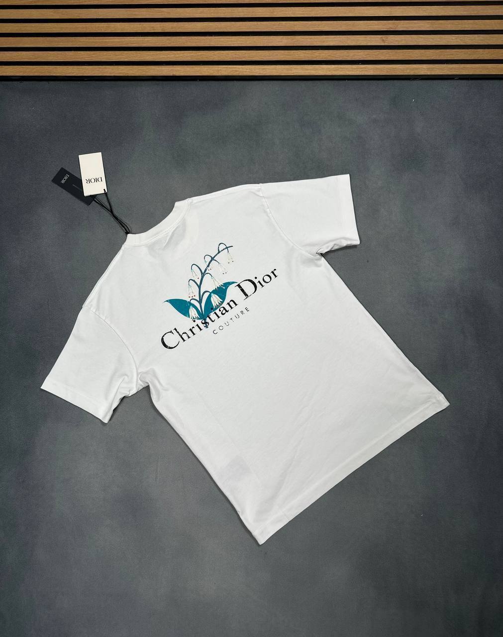 Christian Dior Couture Lily Of The Valley Cotton T-Shirts Mens in Multiple Colors Best Sale AAA Quality UK Fakes