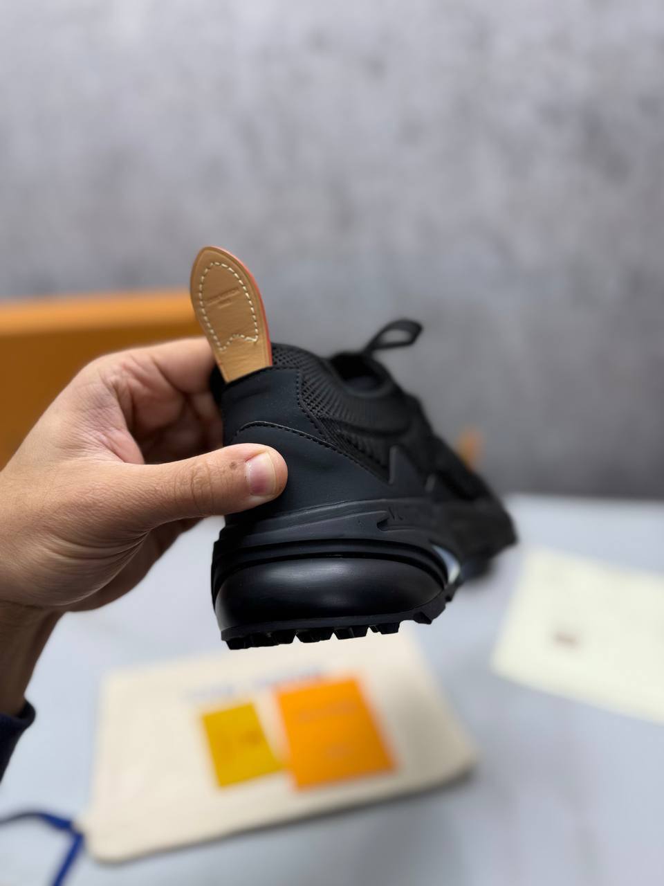 Louis Vuitton LV Runner Tatic Black Sneaker Mens Best Sale UK Reps AAA Quality